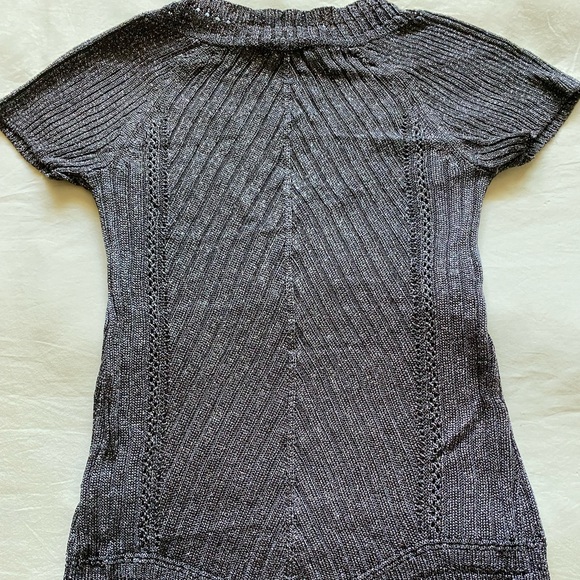 Silver grey knit top - Picture 3 of 4